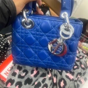 Dior Vibrant Blue Mini Bag